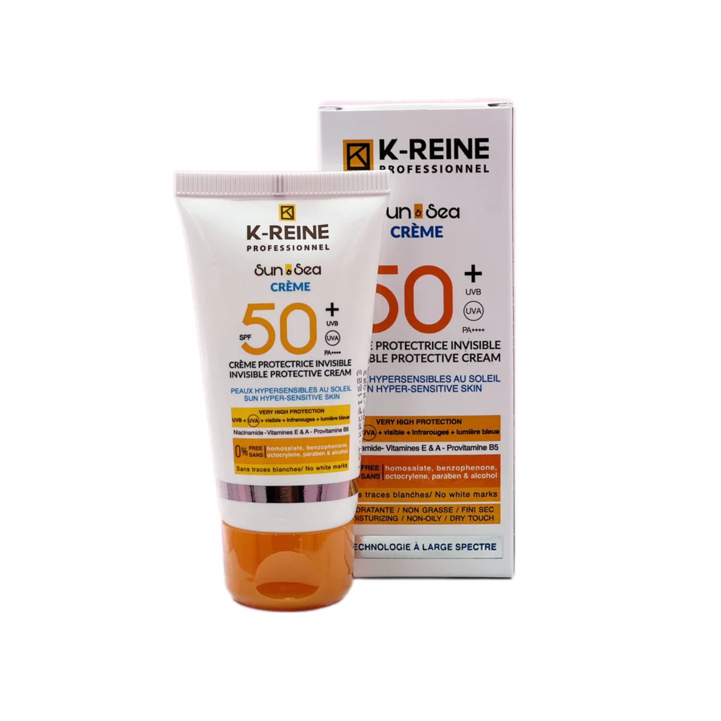 K-REINE Sun&Sea crème protectrice invisible SPF50+ 50ml