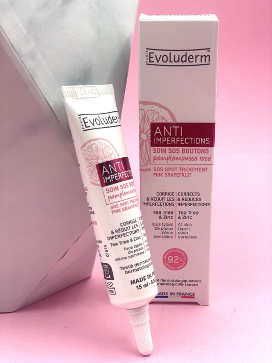 EVOLUDERM soin SOS boutons anti-imperfections -  15 ml