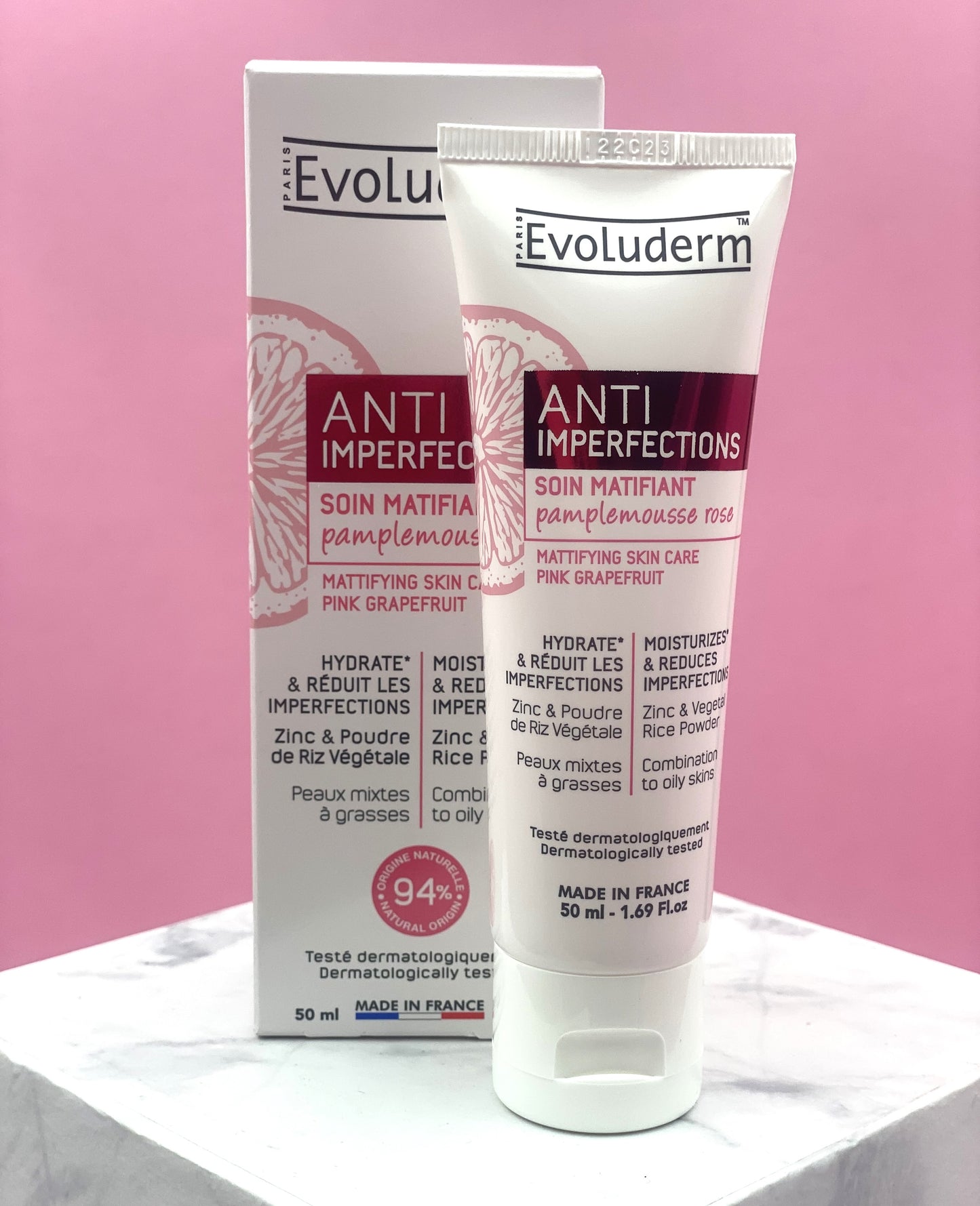 EVOLUDERM Soin Matifiant anti imperfections