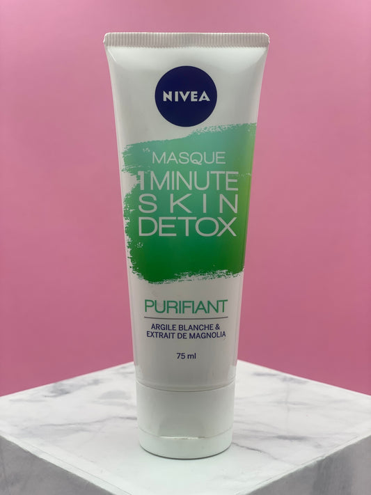 NIVEA masque 1 minute skin detox et purifiant essentials 75 ml