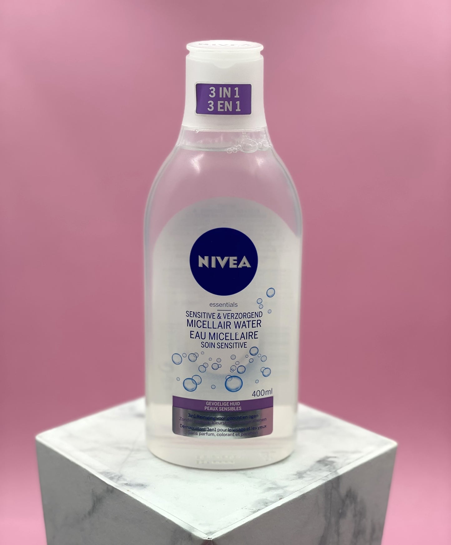 NIVEA Face eau micellaire nettoyante apaisante peaux sensibles 400 ml