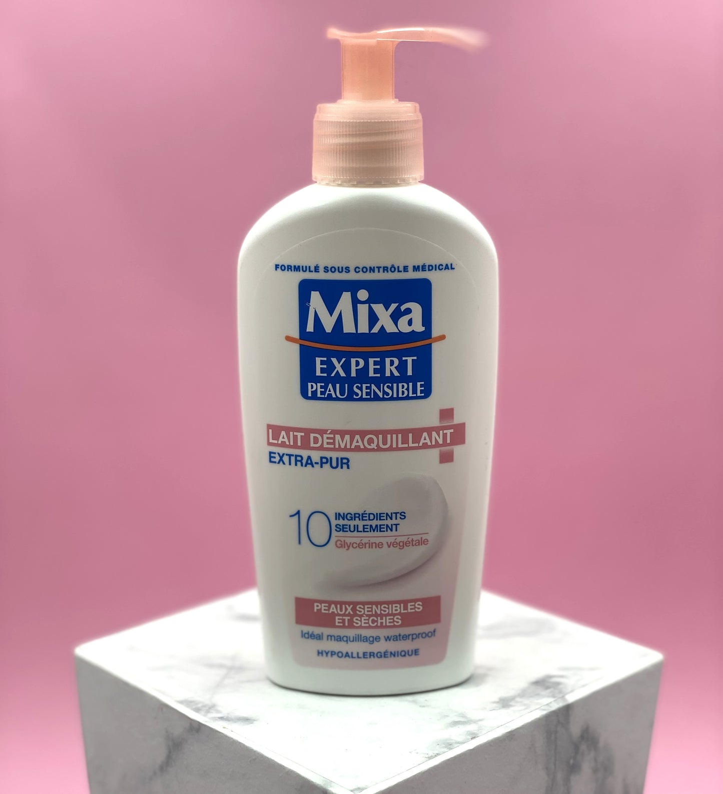 MIXA Lait Démaquillant Anti dessèchement Peaux Sensibles - 200 ml