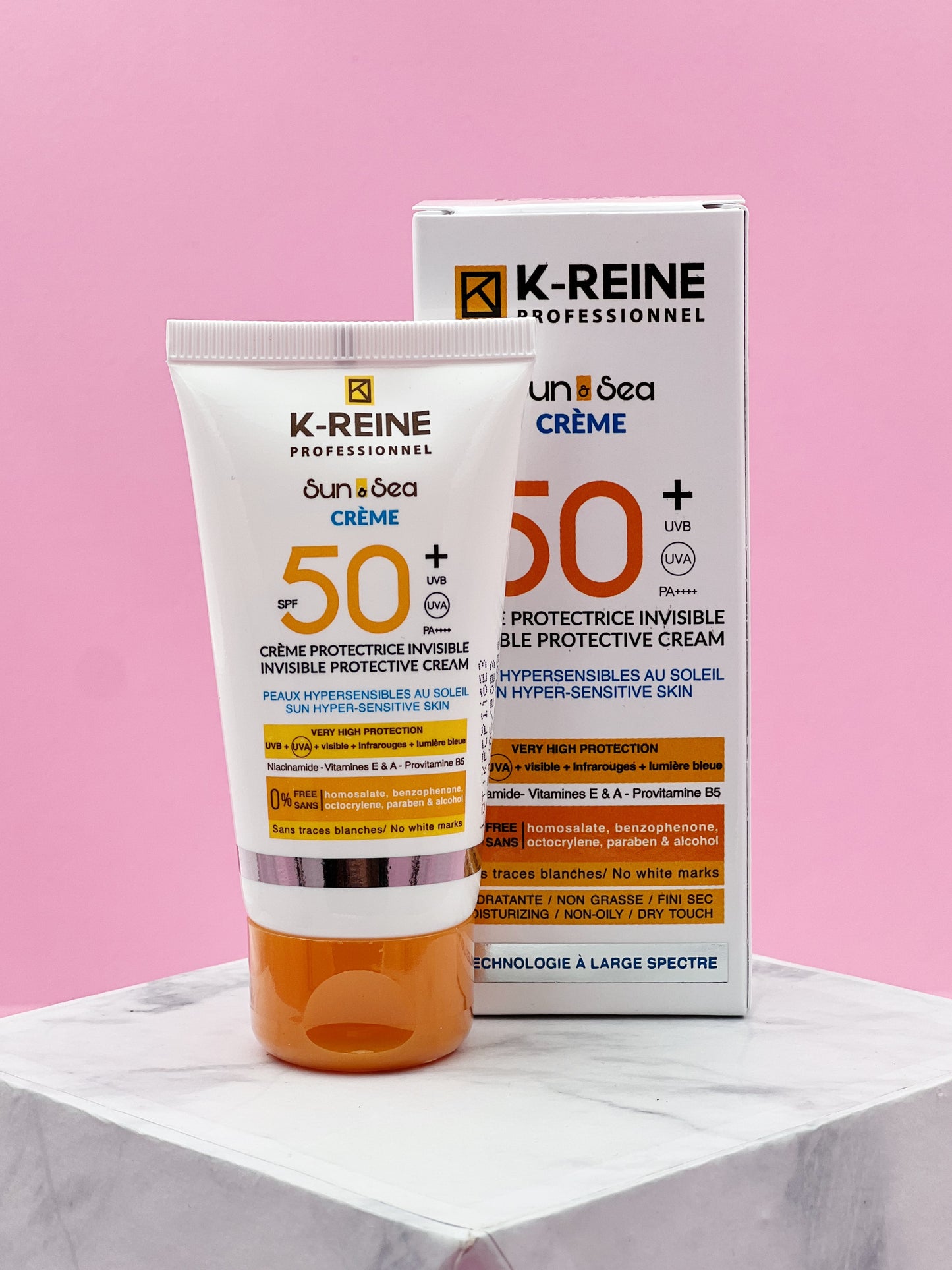 K-REINE Sun&Sea crème protectrice invisible SPF50+ 50ml
