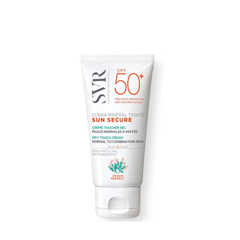 SVR Sun Secure Ecran minéral teinté Spf50+ peaux normales à mixtes - 50ml