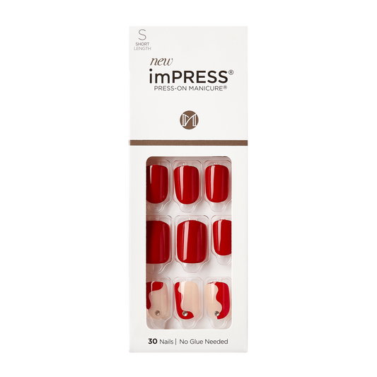 KISS ImPRESS Press-On Manicure - IM33C Adore You - Taille S