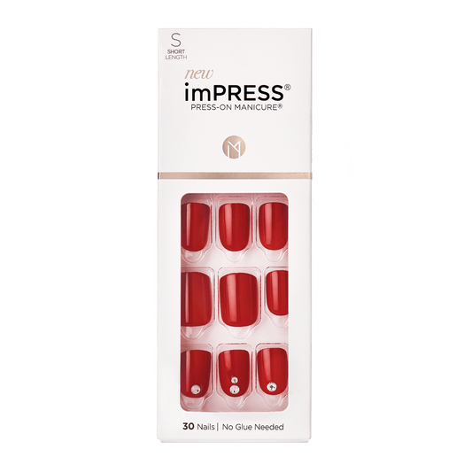 KISS ImPRESS Press-On Manicure - KIM019C Kill Heels - Taille S